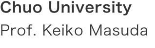 Chuo University Prof. Keiko Masuda